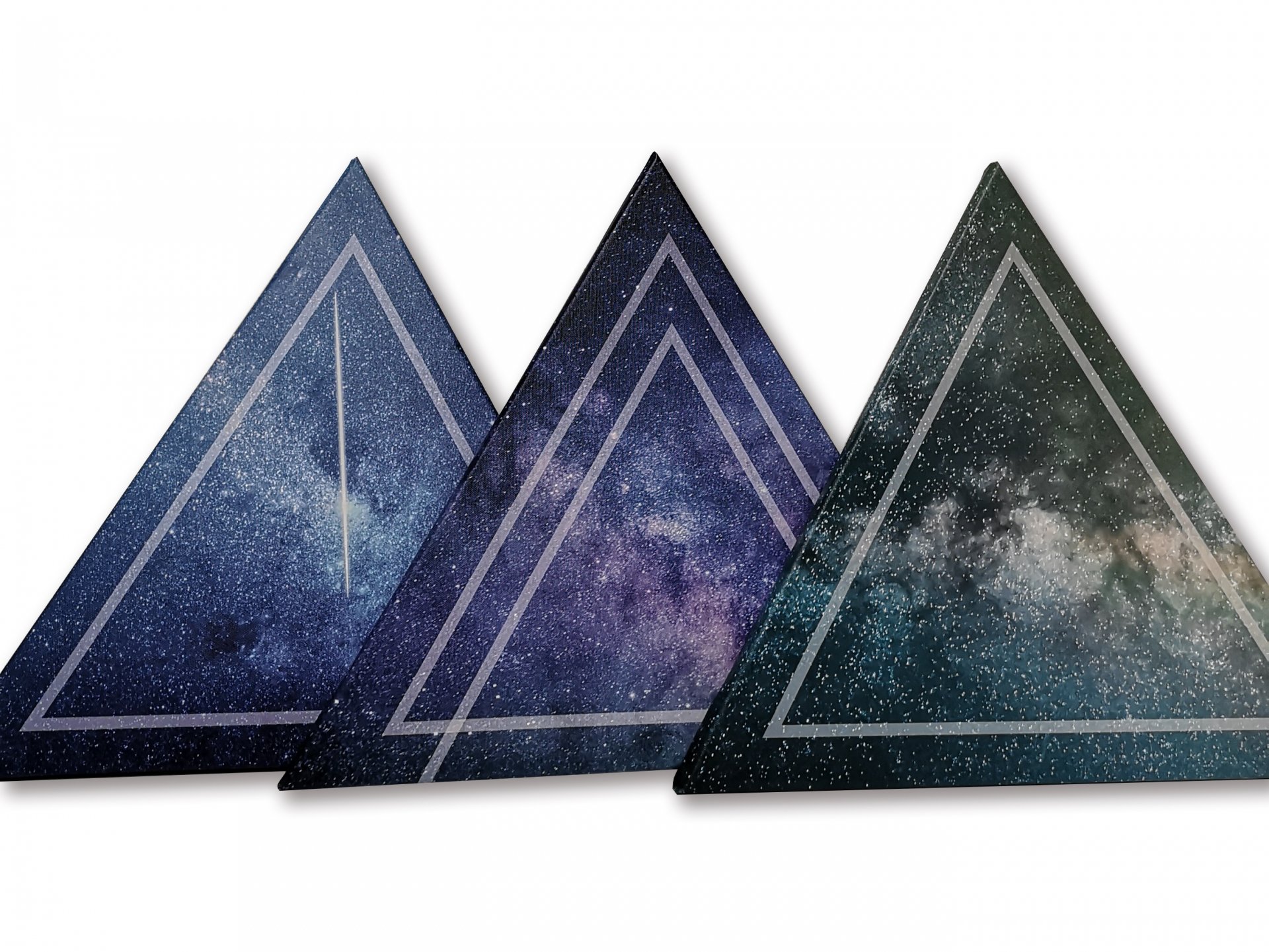 galaxy with triangle